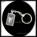 K9 High Quality Laser Engraved Crystal Keychain Key Ring